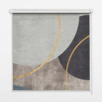 VNÚTORNÁ roleta - okenná roleta - roleta - 100x180 cm - Abstrakcia - biela, plast (100/180/0.5cm) - TULUP