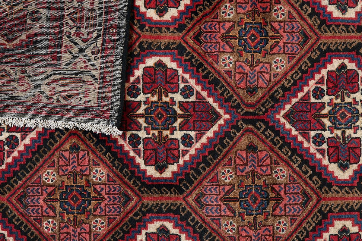 ORIENTTEPPICH handgeknüpft Assadabad Blau 198/134 cm Schurwolle - Blau, Textil (134/198cm) - Looma