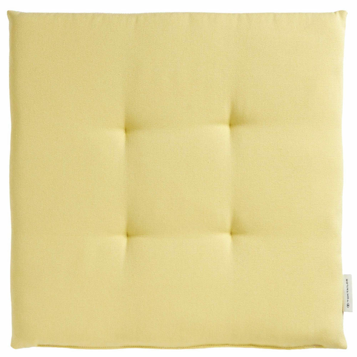 SITZKISSEN DOVE CHAIRPAD - Gelb, Textil (40/40/2cm) - Tom Tailor