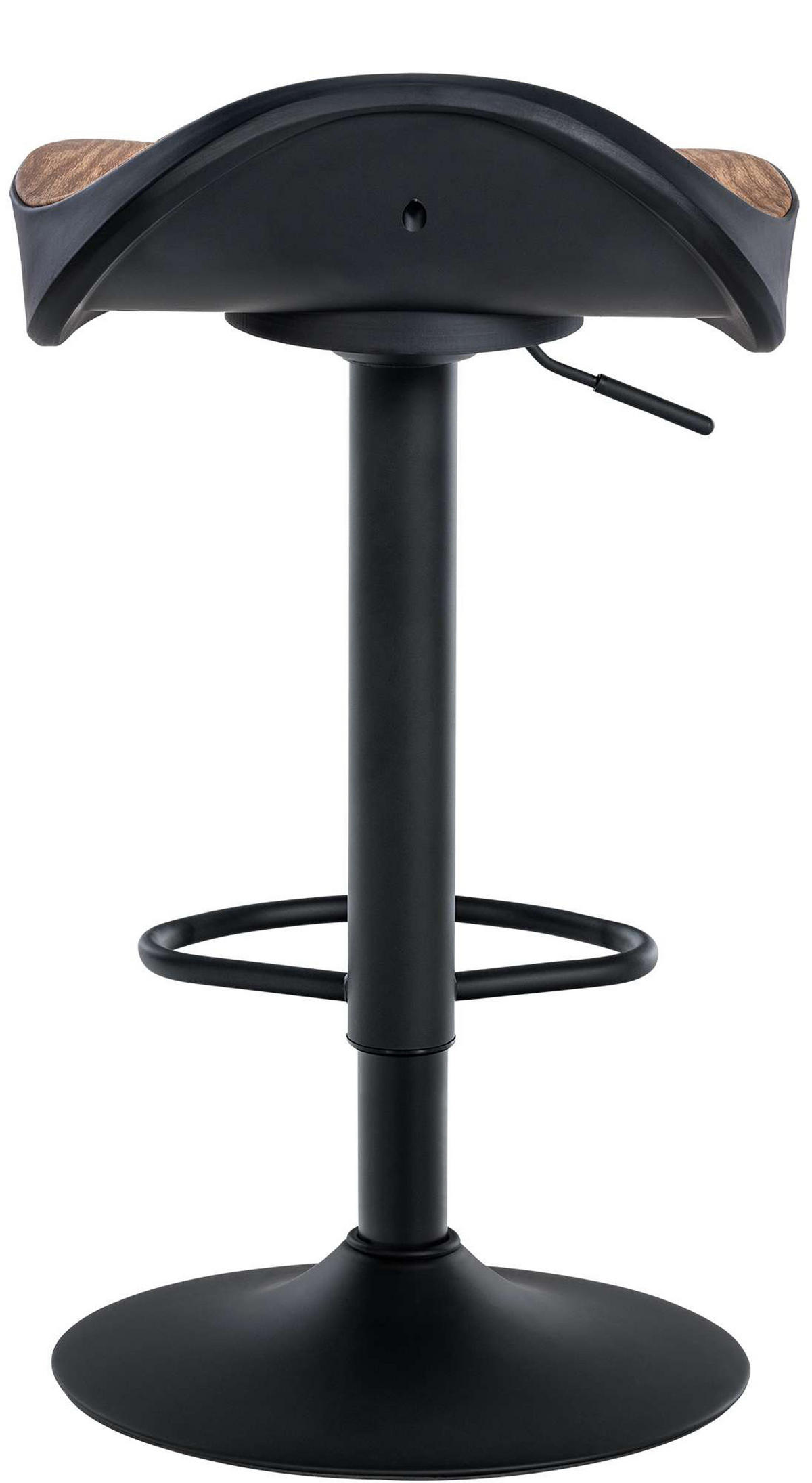 BARHOCKER Alice natura - Schwarz/Naturfarben, Kunststoff/Metall (39/90/40cm) - TPFLiving