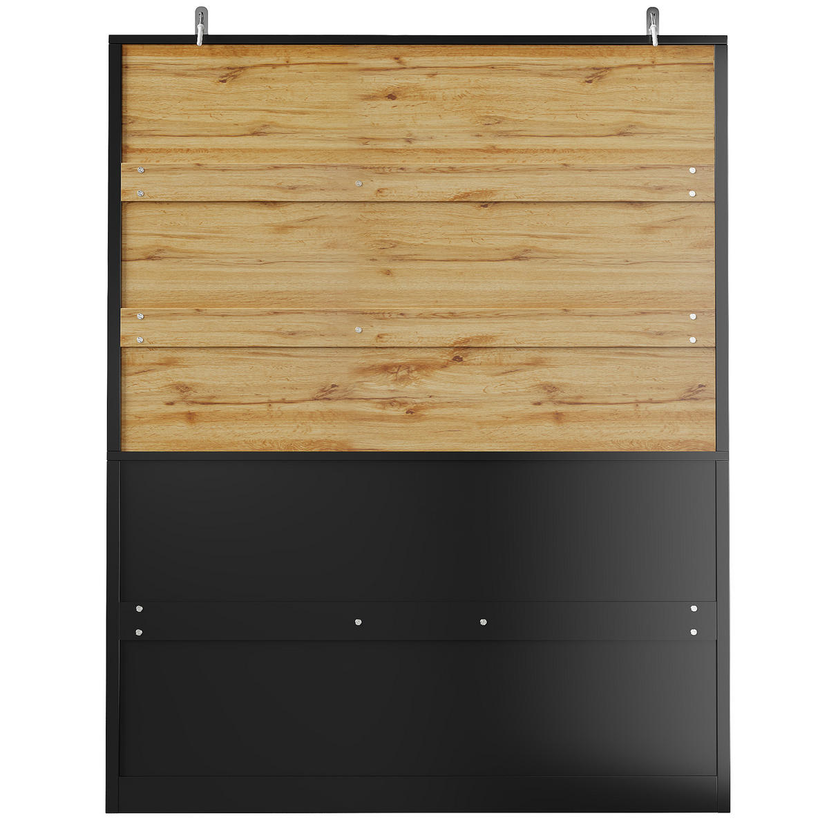 HOCHSCHRANK 140x38.5x175cm Vitrine Schubladen Schwarz - Schwarz, Holzwerkstoff (140/175/38.5cm) - FLIEKS