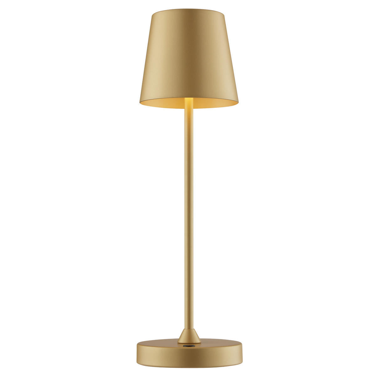 TISCHLEUCHTE Elora Gold matt 11/11/37 cm - Goldfarben, Metall (11/11/37cm) - Brilliant