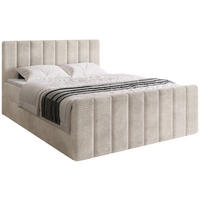 BOXSPRINGBETT Denver DUO mit Topper 180x200 Vanilla - Weiß, Textil (180/200cm) - Bromarkt