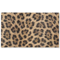 KOBERCE - Leopard - Kabát - Klasický - Hnedý - 150x90 cm - hnedá, textil/plast (150/0.4cm) - OnlyWow