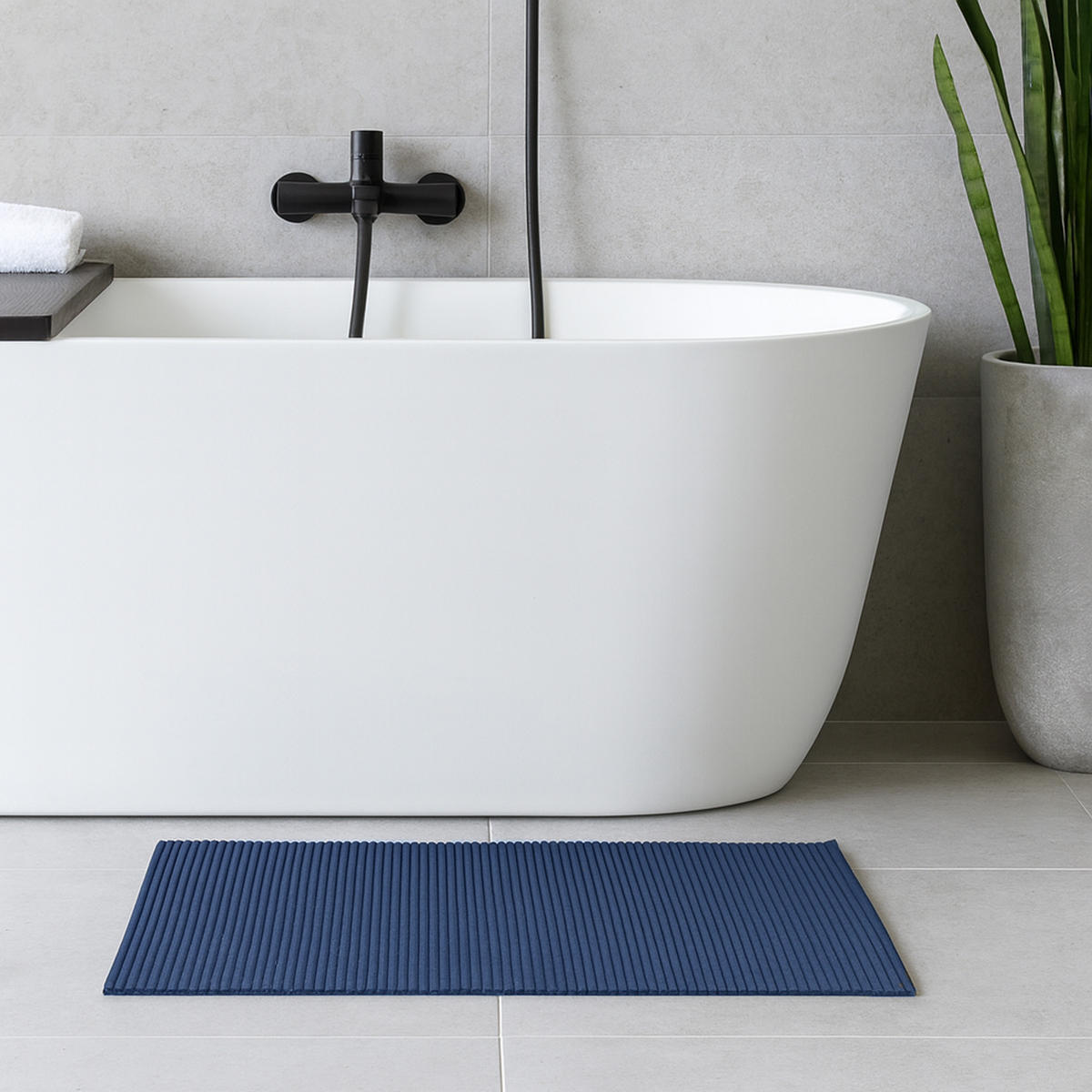 SCHUTZUNTERLAGE Weichschaum auf Rolle 0,65x15 m Blau - Blau, Kunststoff (65/1500cm) - Bestlivings