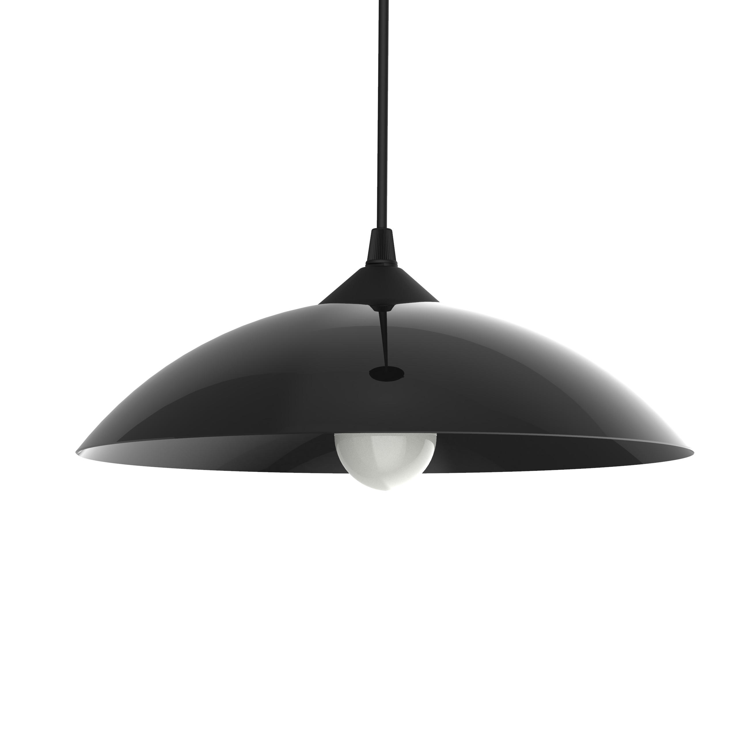 HÄNGELEUCHTE Flash - Schwarz Hochglanz, Metall (30/30/9cm) - Lumicom