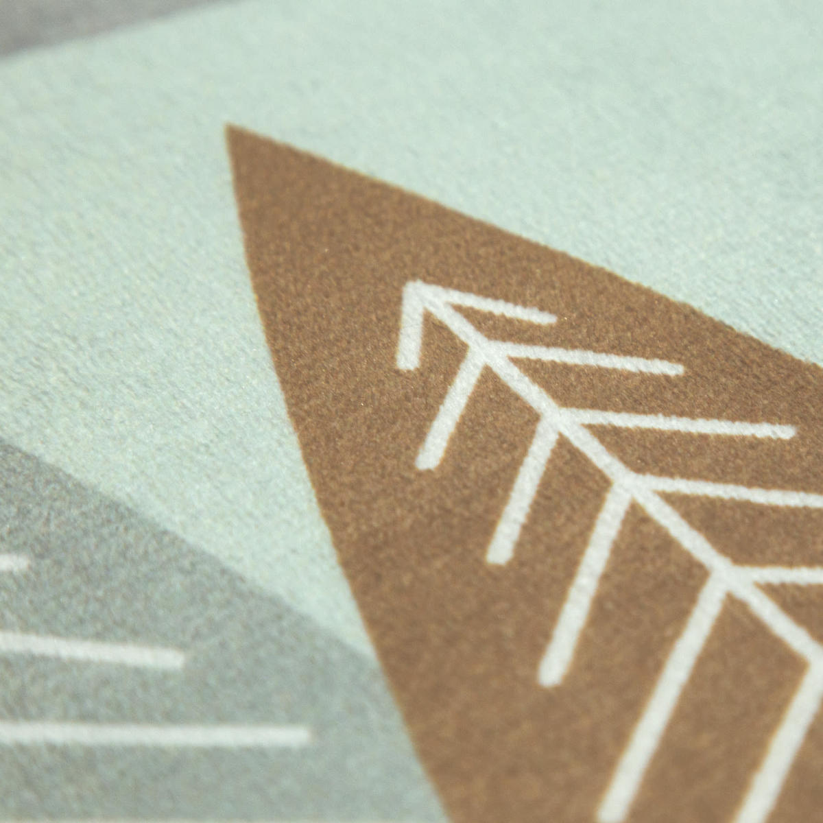 KINDERTEPPICH waschmaschinenwaschbar Waldwege‑Muster Kinderzimmer schmutzabweisend Türkis Rechteckig 155x230 - Blau, Textil (155/230cm) - KADIMA DESIGN