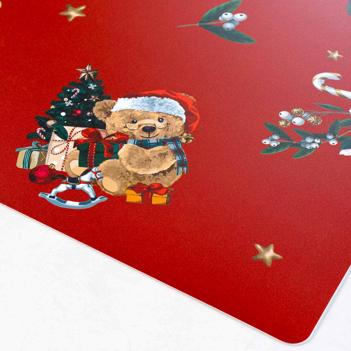 TISCHSET Beary 28,5/44 cm - Rot, Textil (44cm) - Douceur d´intérieur