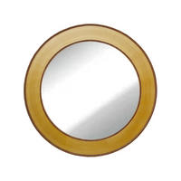 WANDSPIEGEL Ø90 cm, Gold, Holz - Goldfarben, Holz (90/90/90cm)