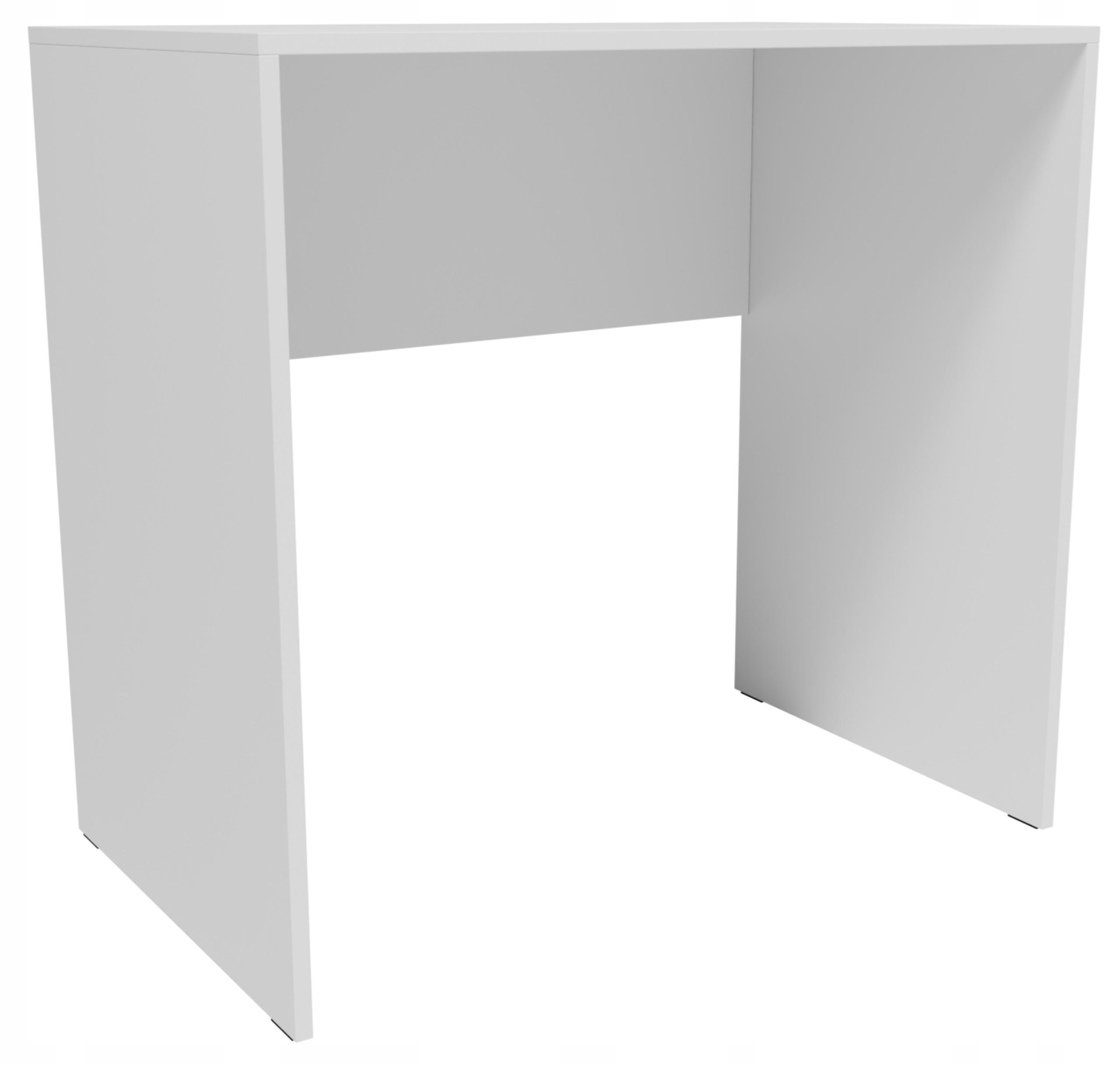 SCHREIBTISCH CR3-UNO Weiß 80/50/75 cm - Weiß, Holzwerkstoff (50/80/75cm)
