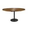 ESSTISCH Borte Eiche Lefkas Dunkel / Schwarz 100/138 / 100 / 76cm - Eichefarben/Schwarz, Holz/Holzwerkstoff (100/100/76cm) - Feldmann-Wohnen