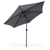 SONNENSCHRIM Grau 235/270 cm - Schwarz/Grau, Metall (270/270cm) - Akord