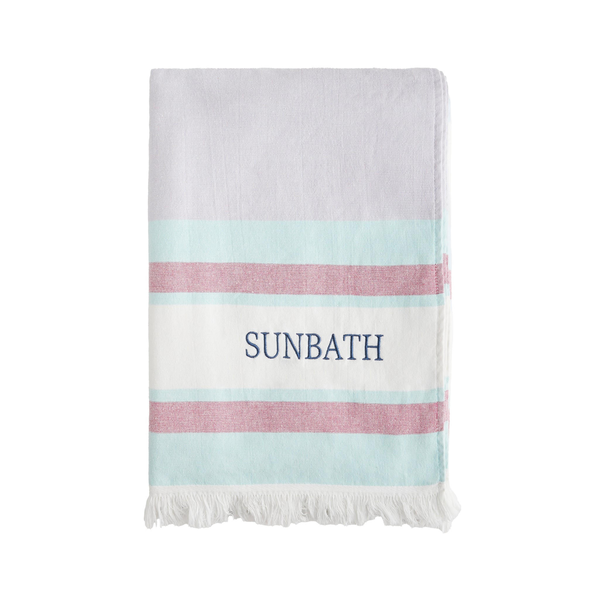 STRANDTUCH Sunbath - Violett, Textil (140/190cm) - home&you