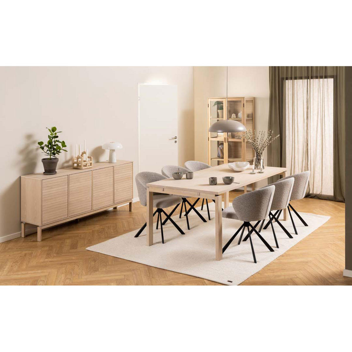 2ER Set ESSZIMMERSTUHL Beige - Beige, Textil (46/80/58cm) - ebuy24