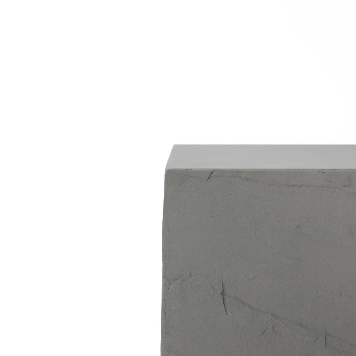 BEISTELLTISCH COLORADO aus GF-Beton, Wetterbeständig, 45x45x51 cm - Grau, Naturmaterialien (45/45/51cm) - Elementi