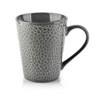 BECHER Hudson Grau 12/9/10 cm Keramik - Grau, Keramik (0.31L) - Mondex