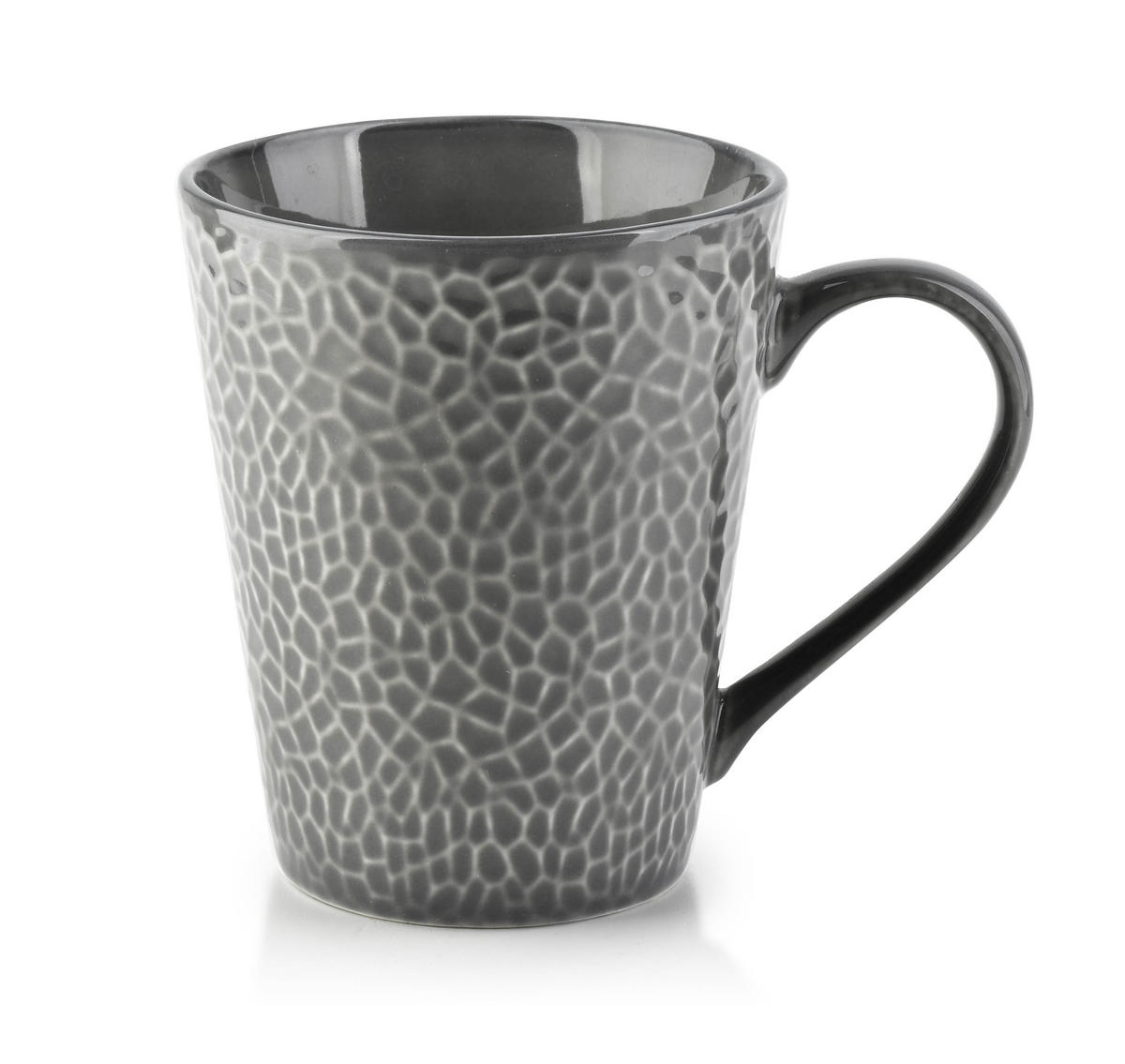 BECHER Hudson Grau 12/9/10 cm Keramik - Grau, Keramik (0.31L) - Mondex