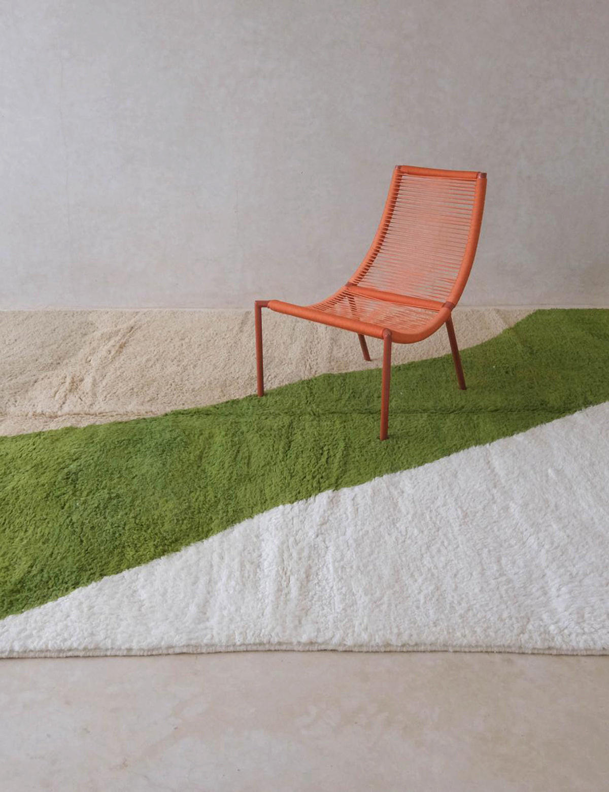 BERBERTEPPICH mit Linienmuster 250x 342 cm - Grün, Naturmaterialien (250/342cm) - AFK Living