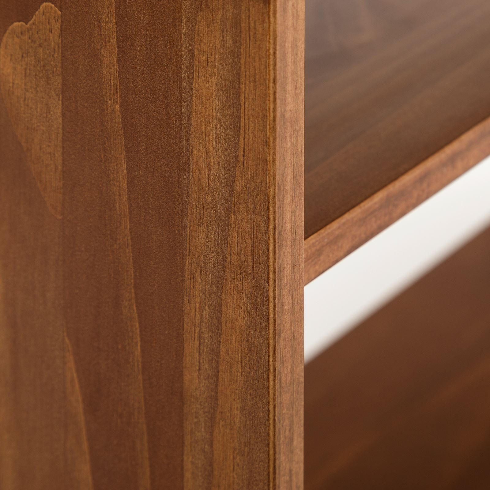 STANDREGAL STANDREGAL - Kastanienfarben, Holz (80/200/30cm) - IDIMEX