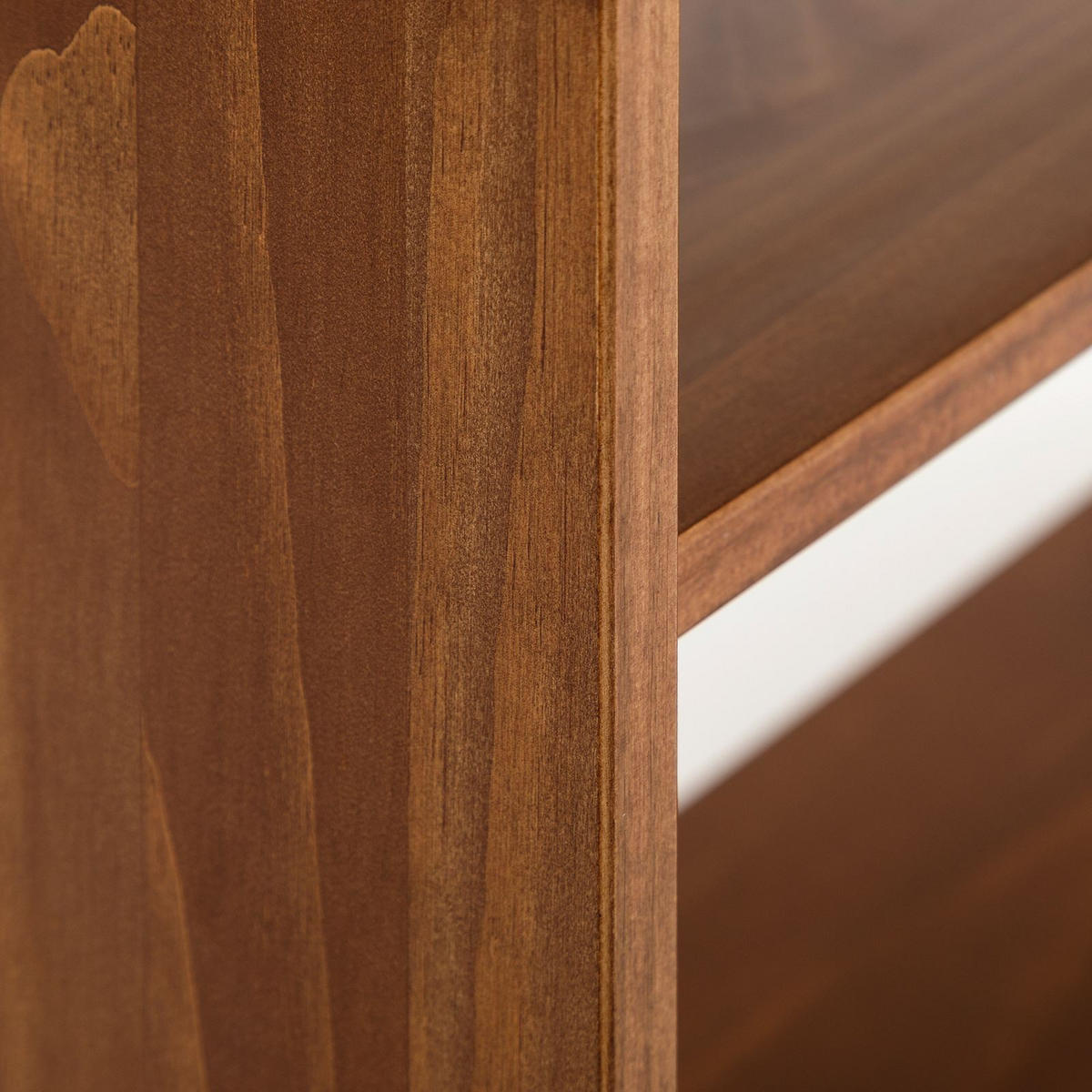 STANDREGAL STANDREAL - Kastanienfarben, Holz (80/72/30cm) - IDIMEX