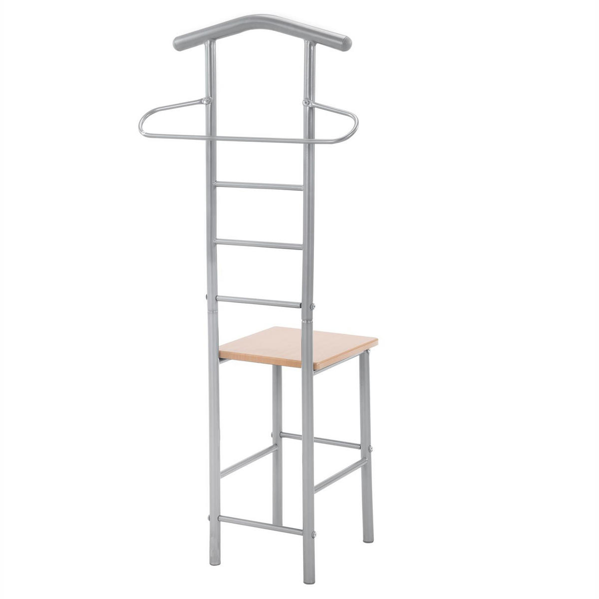 HERRENDIENER JIVO - Buchefarben, Metall (53/121/47cm) - CARO-Möbel