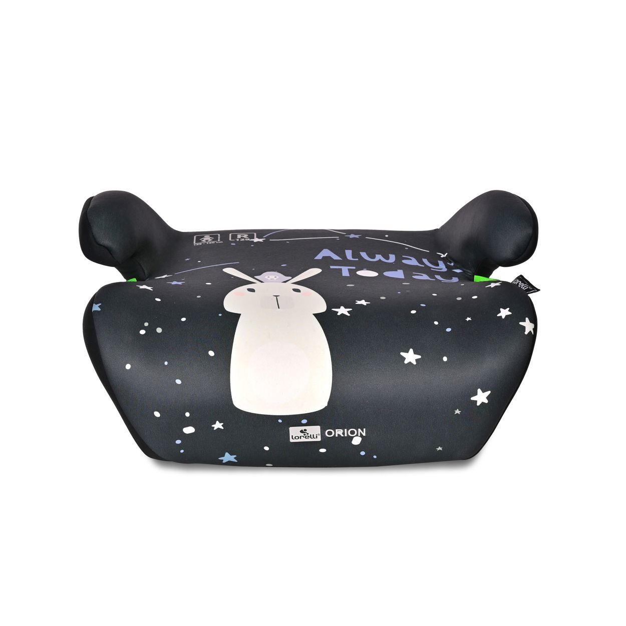 KINDERSITZE i-Size Orion schwarz (125-150cm) Boostersitz, Bezug waschbar - Schwarz, Kunststoff (41/20/37cm) - Lorelli