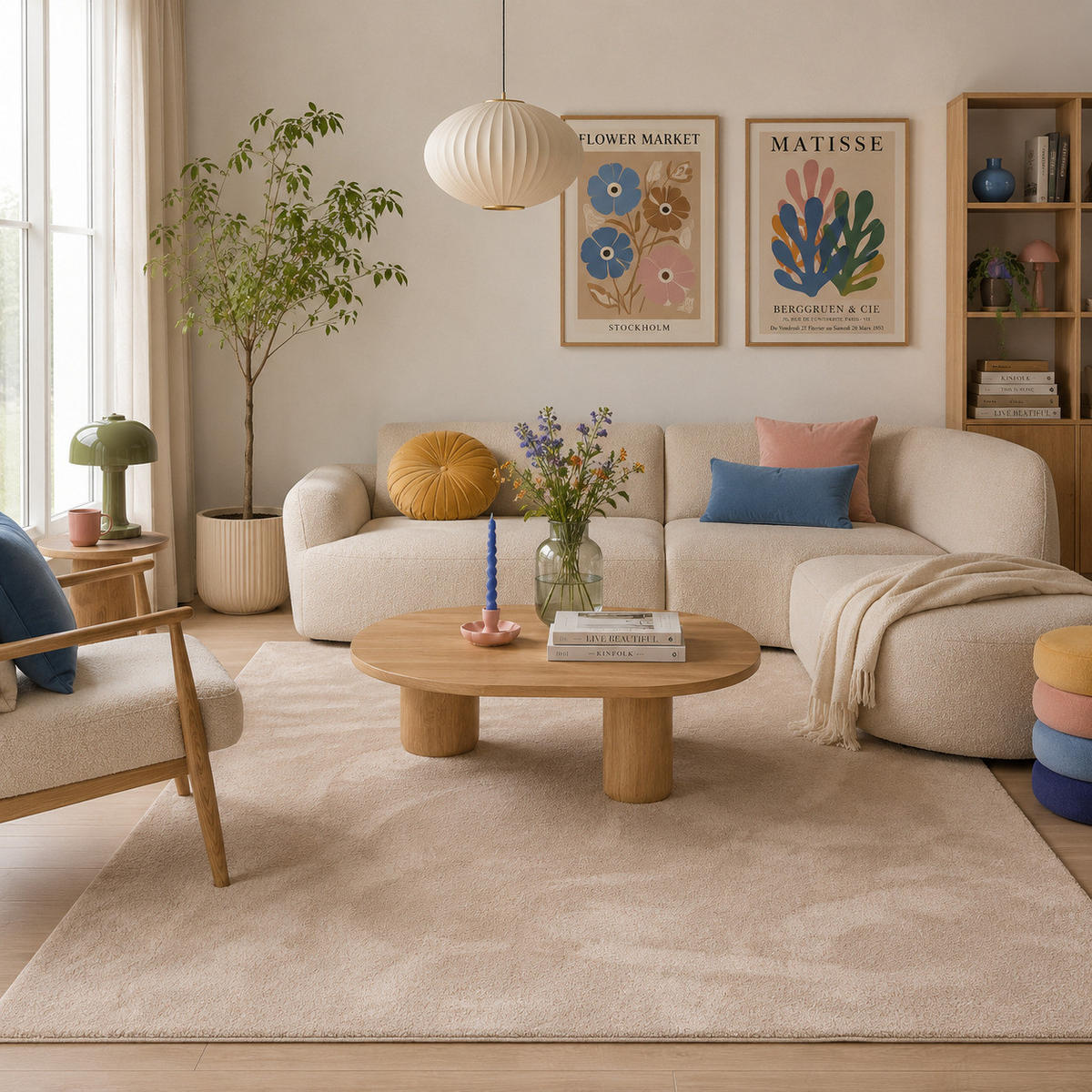 FELLTEPPICH SUPER SOFT PEARL - Beige, Textil (160/230cm) - Pergamon