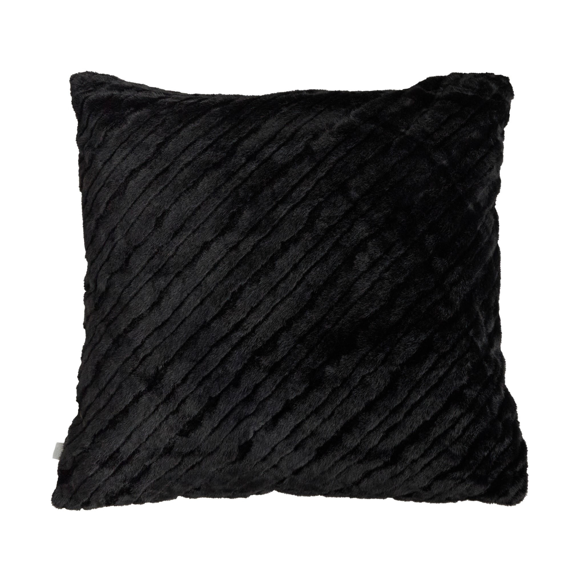 KISSENBEZUG Pufos - Schwarz, Textil (45/45cm) - home&you