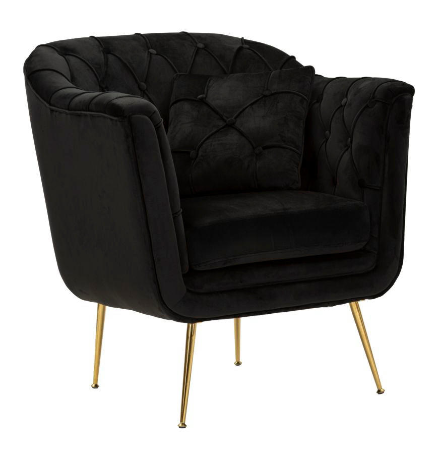 Mauro Ferretti Sessel Schwarz 88x91x83 cm