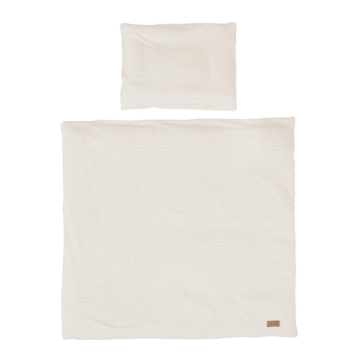 WIEGENBETTWÄSCHE 80x80 cm Seashells oyster - Weiß, Textil (80/80cm) - Roba