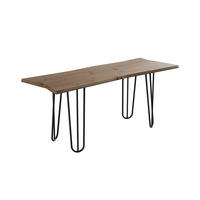 COUCHTISCH Yan Artisan 100 x 35.5 cm - Hellgrau, Holzwerkstoff (35.5/100/40cm) - Vicco