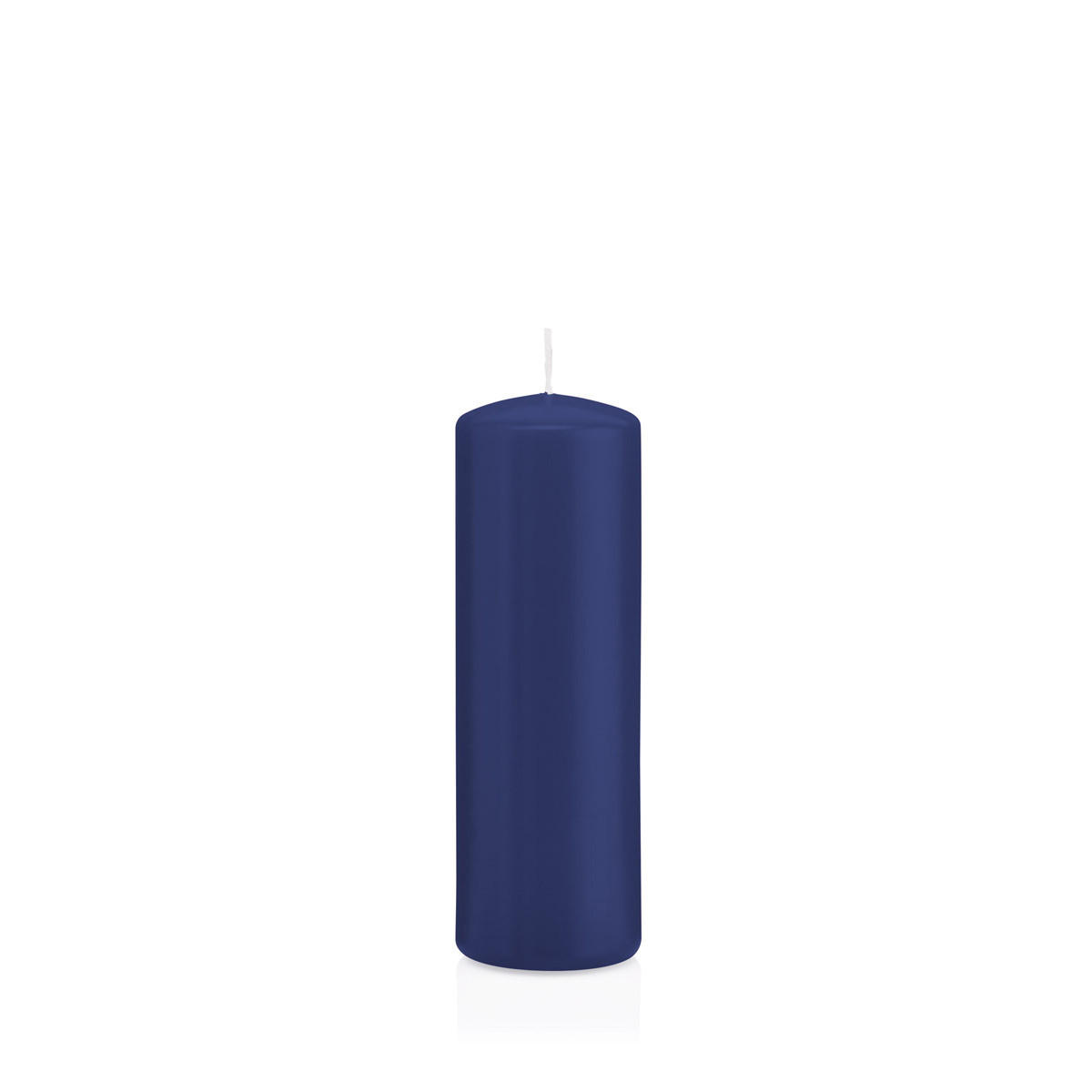 STUMPENKERZEN Dunkelblau Ø 48 x 150 mm, 24 Stück - Dunkelblau, Paraffin (5/15cm) - Wiedemann Kerzen