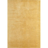 HOCHFLORTEPPICH Antirutsch Uni ALDAN Polyester Gold 160 x 220 cm - Goldfarben, Textil (160/220cm) - KADIMA DESIGN