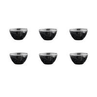 SCHALEN Moon Ø11,5cm - 6er-Set -Tintenfarben - Schwarz, Keramik (11.5cm) - Björn