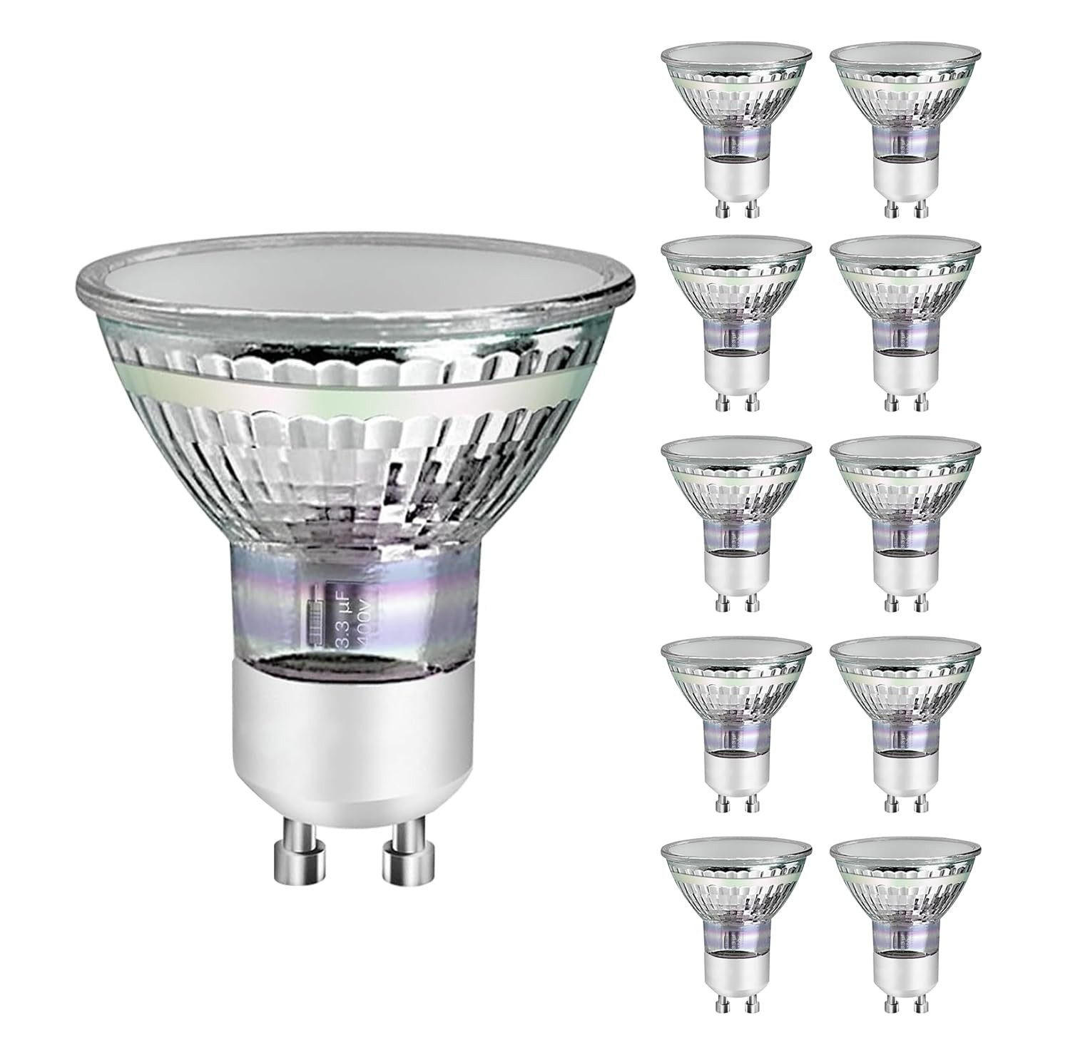 LED-LEUCHTMITTEL Andreas II 5/5/5.5cm(10er-set) - Transparent, Glas (5.5/5.5cm) - Nettlife