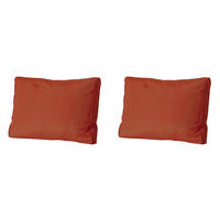 RÜCKENKISSEN Panama 40/60 cm 2er-Set - Rot, Textil (60/8/40cm) - Madison