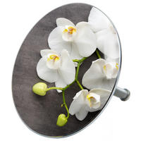 BADEWANNENSTÖPSEL Pretty - Grau, Metall (8/10/10cm) - Sanilo