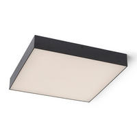 DECKENLEUCHTE LARISA SQ 40 Schwarz 50 W - Schwarz, Metall (40/40/58cm) - Rendl