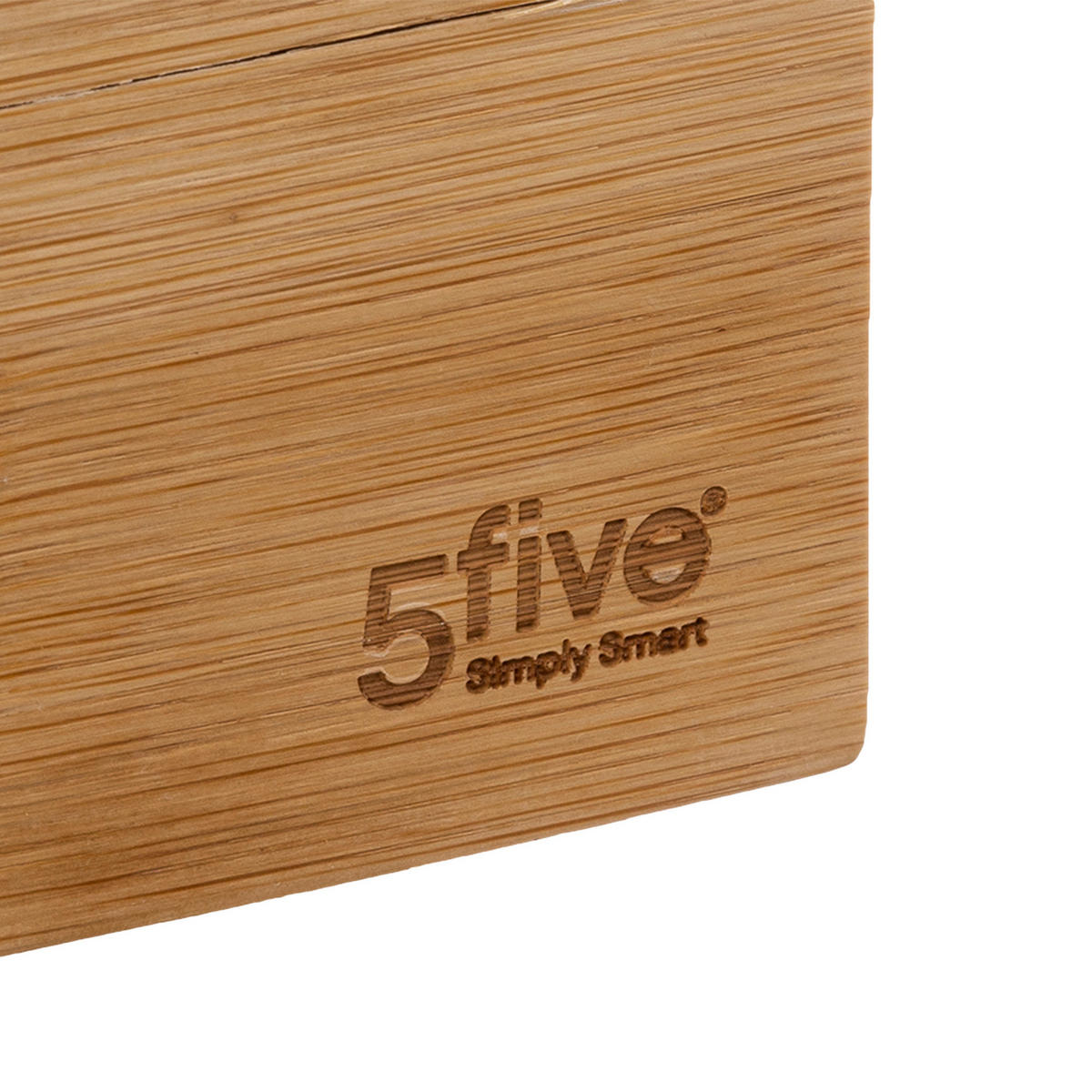 KOSMETIK-ORGANIZER 3 Fächer Bamboo 28/38/7 cm - Braun, Naturmaterialen (38/7/28cm) - 5five Simply Smart