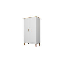 DREHTÜRENSCHRANK Denver - Weiß, Holzwerkstoff (100/184/55cm) - RAUMHIRSCH FURNITURE