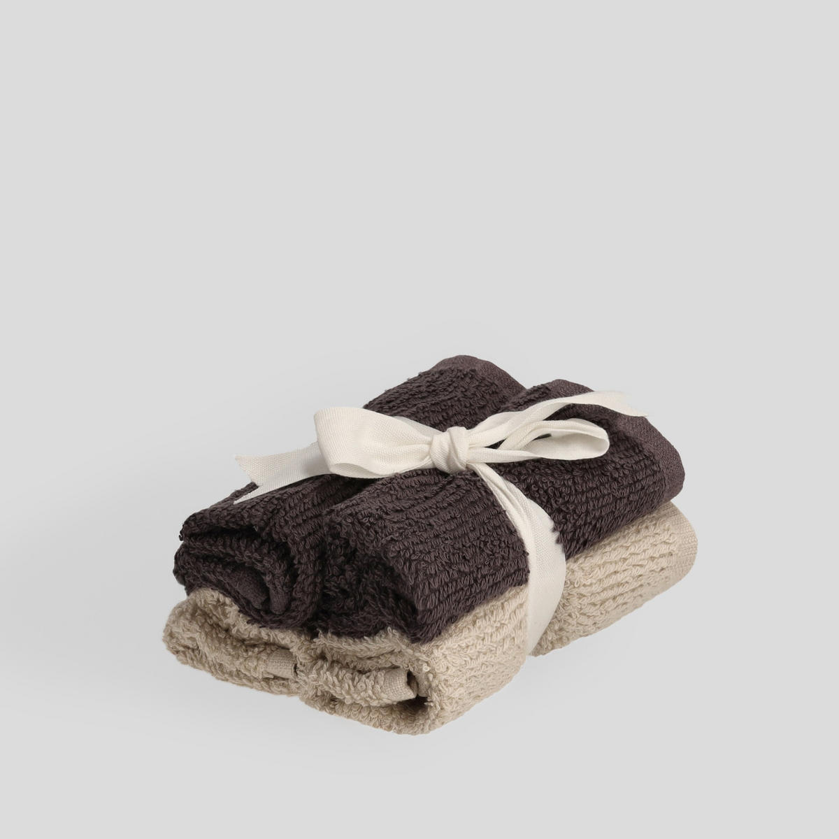 KÜCHENHANDTUCH-SET Simpli - Dunkelbraun, Textil (20/20cm) - home&you