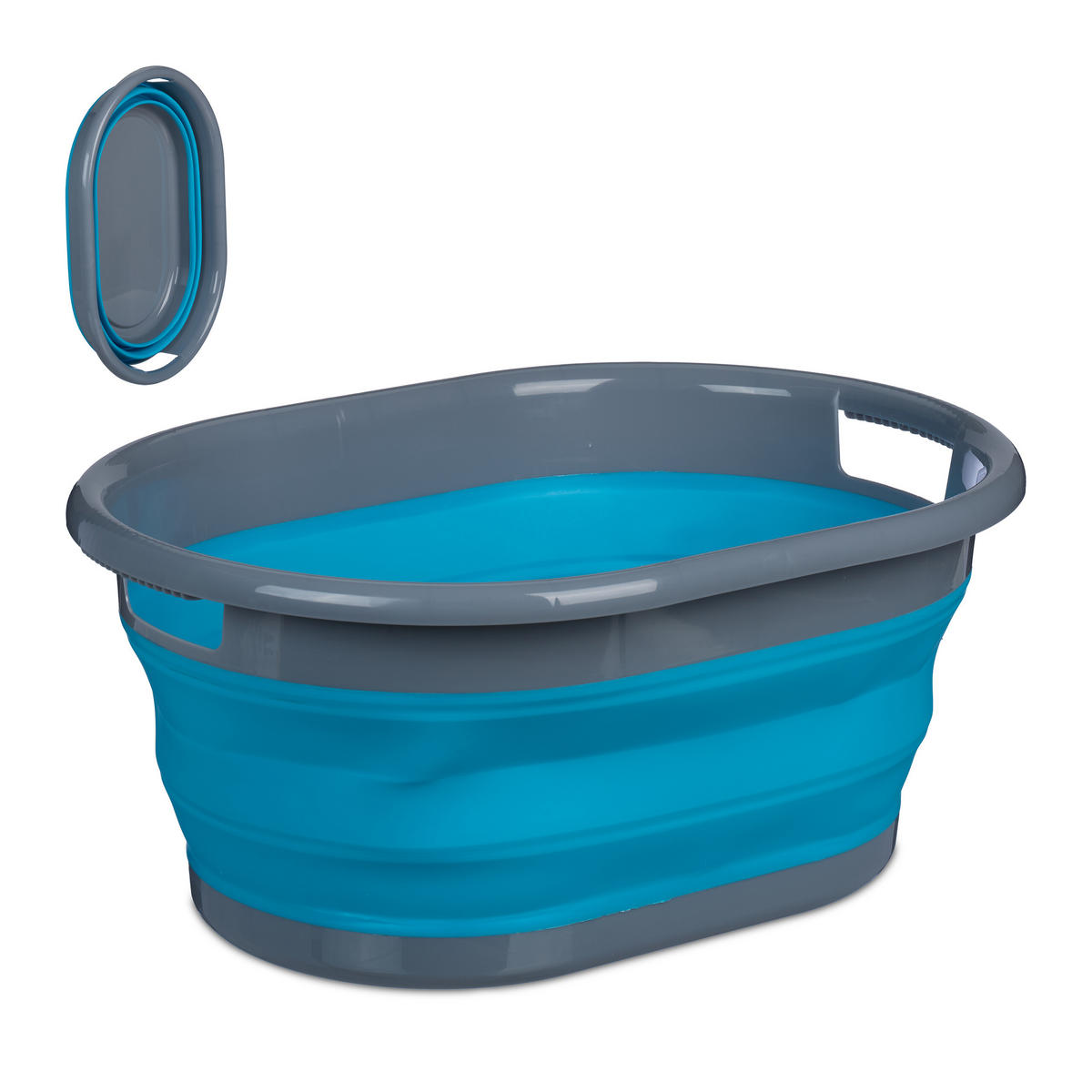 WÄSCHEKORB - Multicolor, Kunststoff (54/23.5/39cm) - Relaxdays