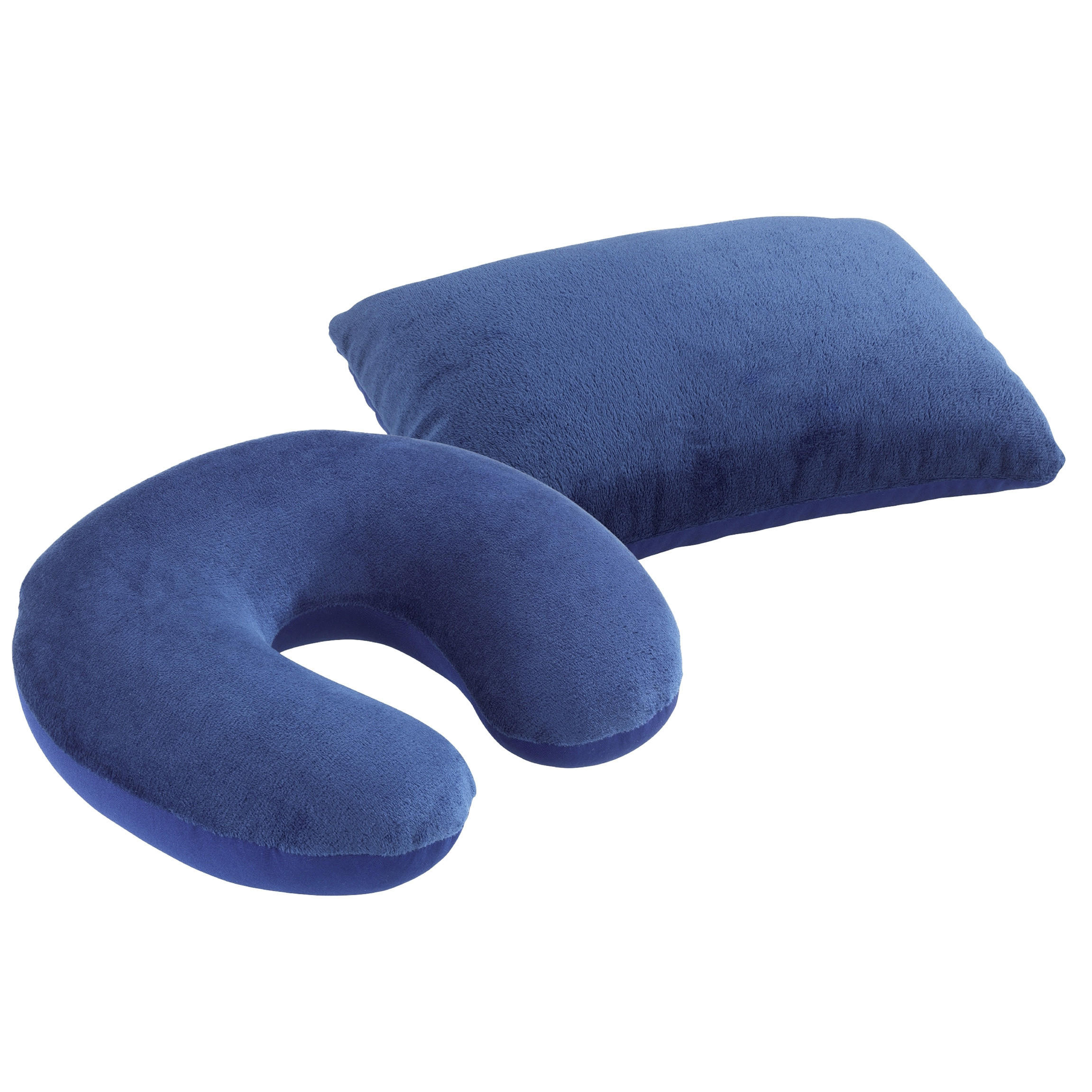 REISEKISSEN 2er-Set - Dunkelblau, Textil (32/20cm) - Maximex