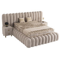 POLSTERBETT Marsel 120x200 Beige - Beige, Textil/Metall (120/200cm) - Villa Möbel