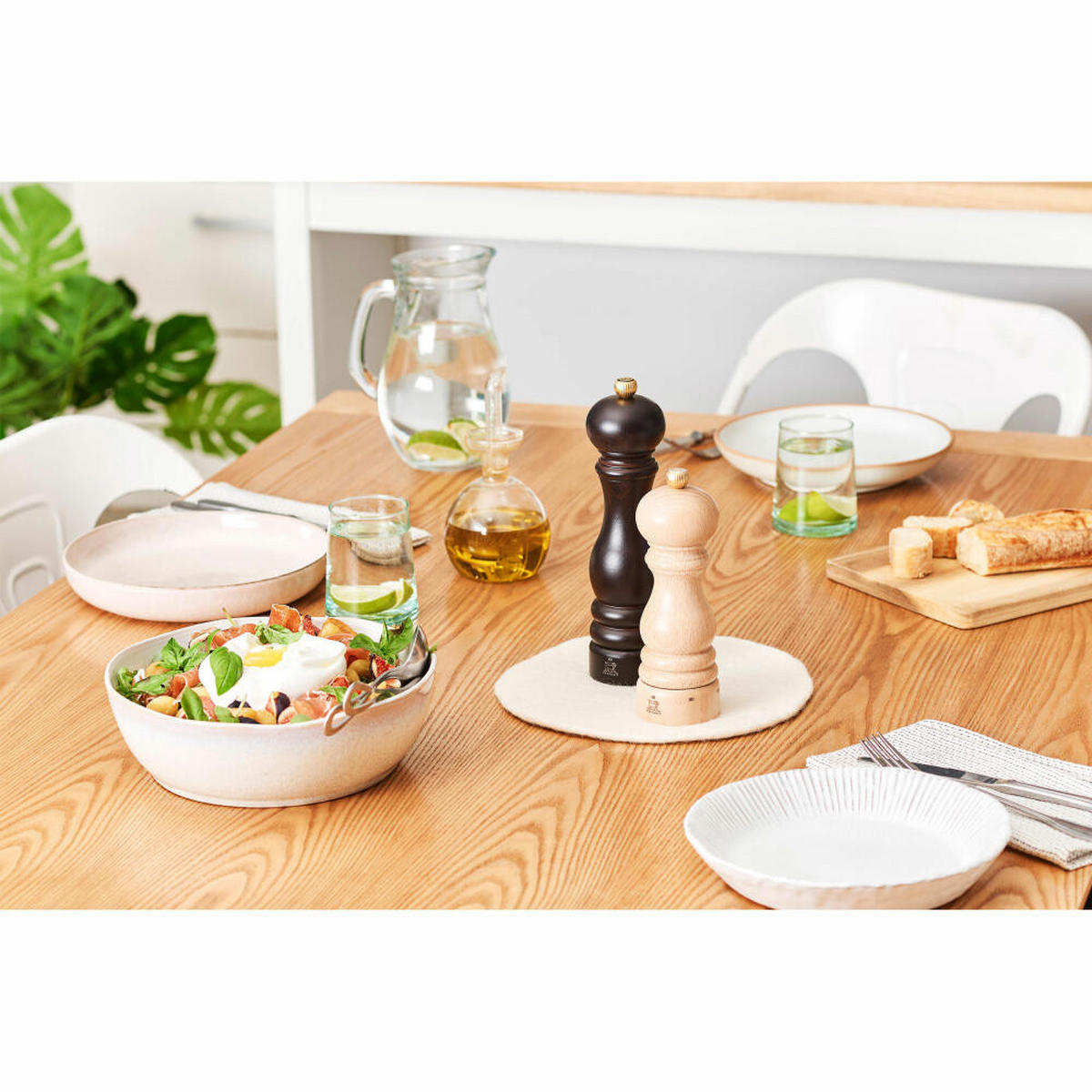 PFEFFERMÜHLE Paris uSelect 22cm Buchenholz Schokolade Stahlmahlwerk - Braun, Holz (5.9/22/5.9cm) - PEUGEOT