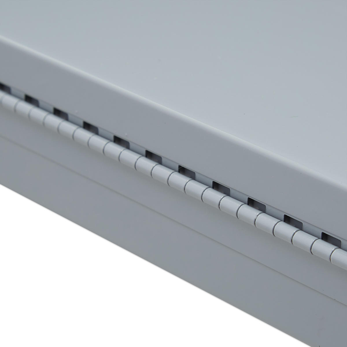 GELDKASSETTE - Grau, Kunststoff/Metall (30/5/20.5cm) - Relaxdays