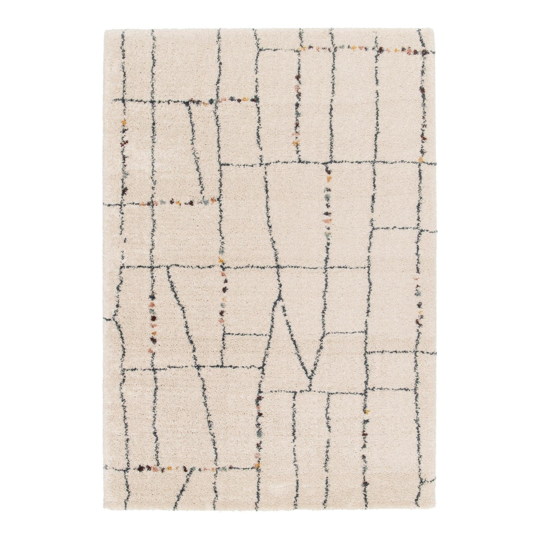 TEPPICH Shaggy dick weich pflegeleicht beige - Beige, Textil (160/230cm) - AFK Living