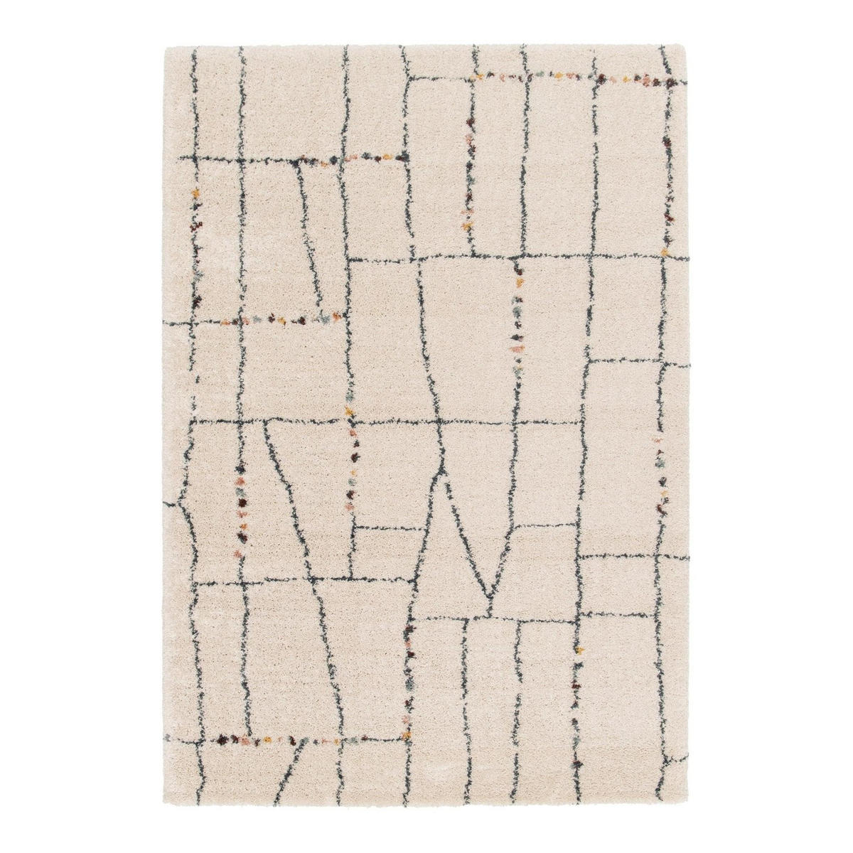 TEPPICH Shaggy dick weich pflegeleicht beige - Beige, Textil (160/230cm) - AFK Living