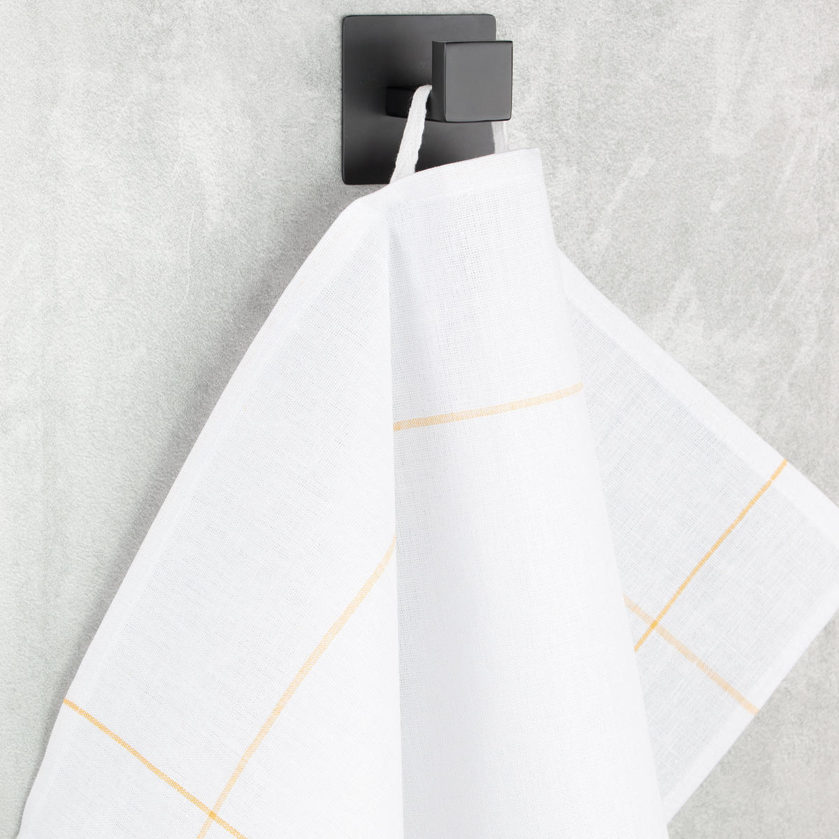 GESCHIRRTÜCHER, 5er-Set, 45x65 cm, 60% Baumwolle, 40% Leinen, Weiß - Weiß, Textil (45/65cm) - Zollner