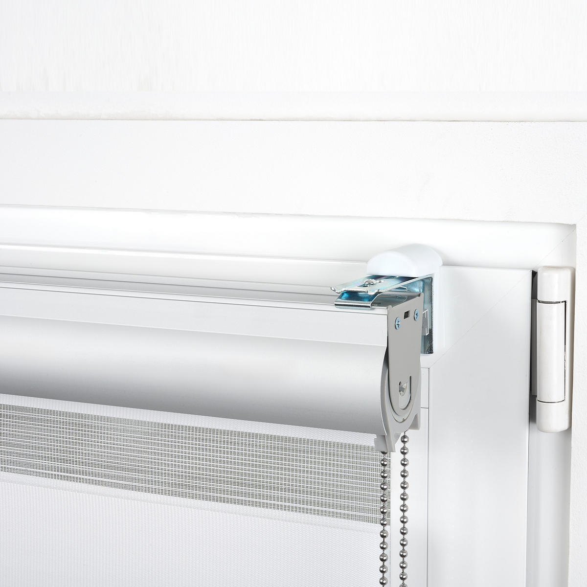 TAG-UND-NACHT-ROLLO Plus Easyfix Weiß 100x250 - Weiß, Kunststoff (100/250/1cm) - STORESDECO